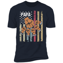 Load image into Gallery viewer, Personalized Papa T-shirt