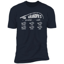 Load image into Gallery viewer, Grandpa&#39;s Greatest Catch Personalized T-shirt