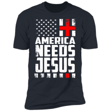 Load image into Gallery viewer, America Needs Jesus T-shirt