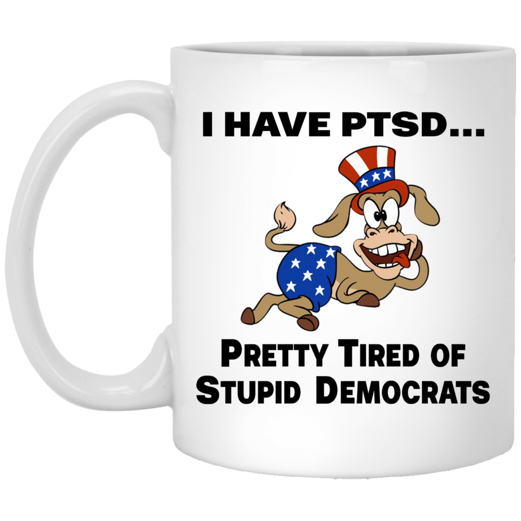 PTSD 11 oz. White Mug