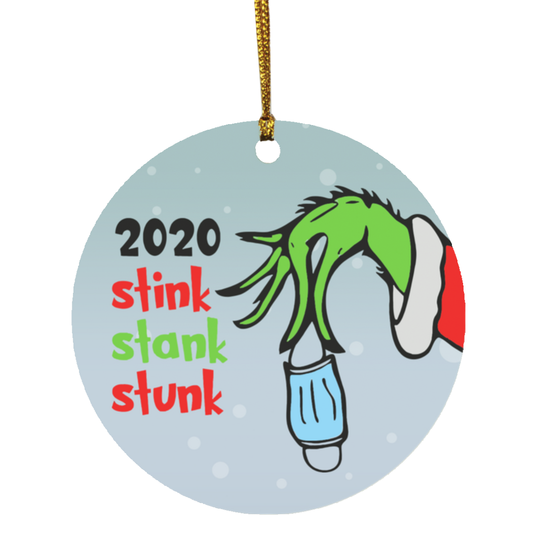 Grinch 2020 Stink Stank Stunk Ornament