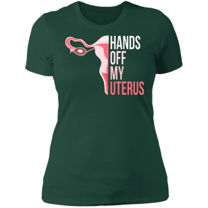 Hands Off My Uterus Boyfriend T-Shirt