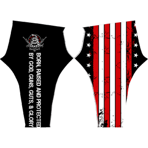 Born Raised And Protected By God, Guns, Guts And Glory Leggings 1