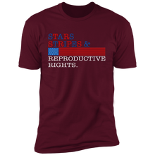 Load image into Gallery viewer, Stars Stripes &amp; Reproductive Rights T-Shirt