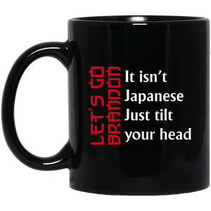LGB Japanese Tilt 11 oz. Black Mug