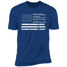 Load image into Gallery viewer, Dad USA Flag Patriotic T-shirt