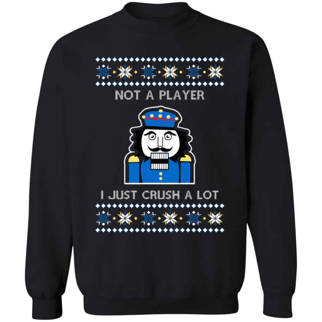 I Just Crush A Lot Ugly Christmas Sweatshirt