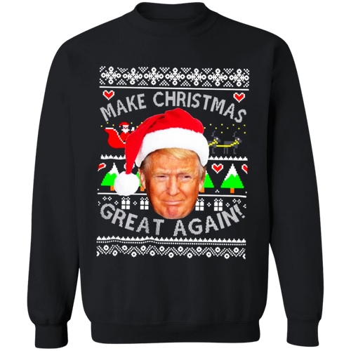 Trump 2020 Make Christmas Great Again Ugly Sweatshirt