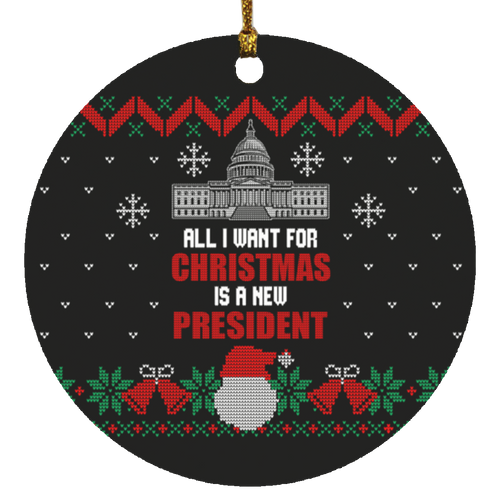 All I want for Christmas Ornament 1