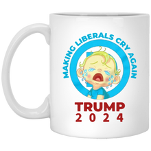 Load image into Gallery viewer, Make Liberals Cry Again - 11 oz. White Mug