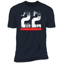 Load image into Gallery viewer, 22 a Day Veteran Lives Matter Shirt