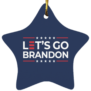 Let's Go Brandon Holiday Ornament