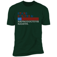 Load image into Gallery viewer, Stars Stripes &amp; Reproductive Rights T-Shirt