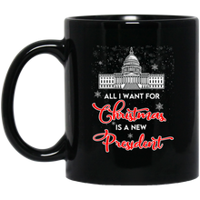 Load image into Gallery viewer, All I Want For Christmas 11 oz. Black Mug 4