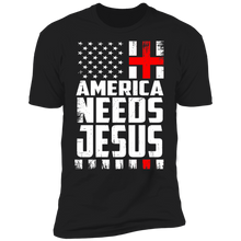 Load image into Gallery viewer, America Needs Jesus T-shirt