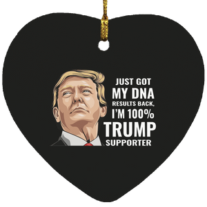 100% DNA 45th Supporter Christmas Ornament