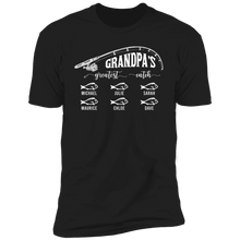 Load image into Gallery viewer, Grandpa&#39;s Greatest Catch Personalized T-shirt