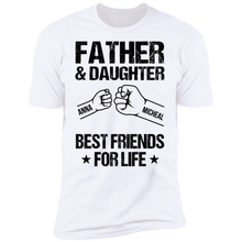 Load image into Gallery viewer, Father &amp; Daughter Personalized T-shirt