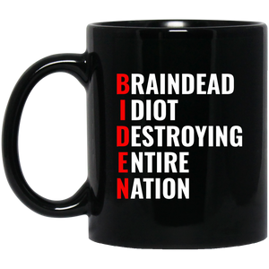 Braindead Phonetics 11 oz. Black Mug