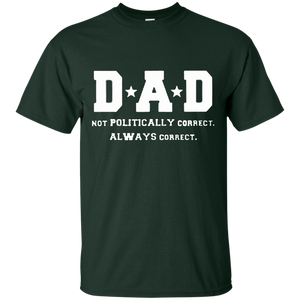 Father's Day Gift - DAD Always Correct - Mens T Shirt