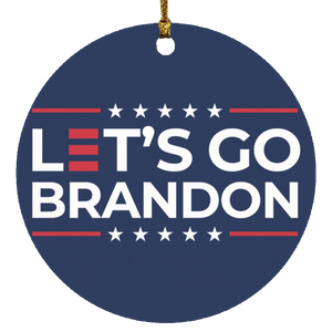 Let's Go Brandon Holiday Ornament