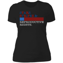 Load image into Gallery viewer, Stars Stripes &amp; Reproductive Rights Boyfriend T-Shirt