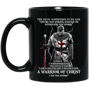 Child of God, Warrior Of Christ 11 oz. Mug