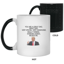Load image into Gallery viewer, Trump Dad Mugs - Color Changing Mugs Trump Father&#39;s Day Gift