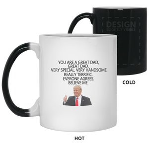 Trump Dad Mugs - Color Changing Mugs Trump Father's Day Gift