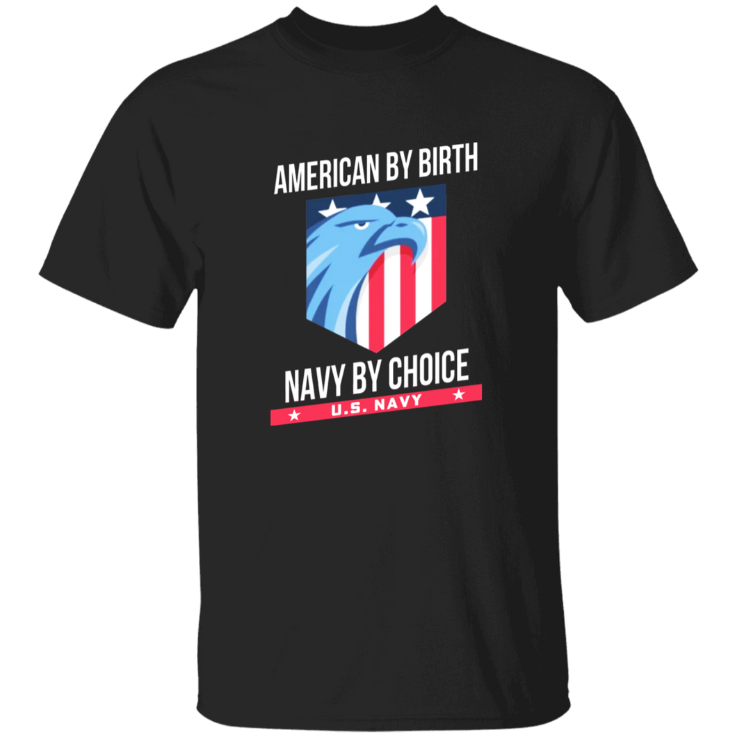 American By Birth Navy By Choice Apparel
