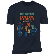 Load image into Gallery viewer, This Awesome Papa Personalized T-shirt