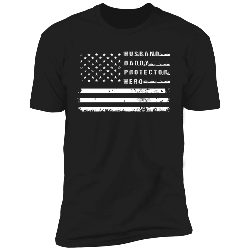Dad USA Flag Patriotic T-shirt