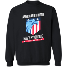 Load image into Gallery viewer, American By Birth Navy By Choice Apparel