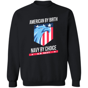 American By Birth Navy By Choice Apparel