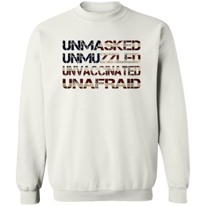 Unmasked, Unmuzzled, Unvaccinated, Unafraid Apparel (RTL)