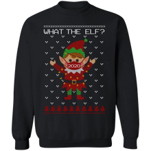 Load image into Gallery viewer, What The Elf Wearing Mask Sweatshirt