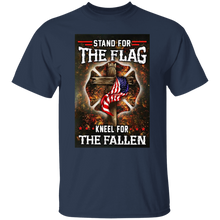 Load image into Gallery viewer, Stand for the Flag Kneel for the Fallen Apparel