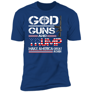 GOD Guns and Trump MAGA T-Shirt