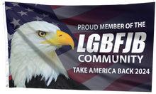 Load image into Gallery viewer, Proud Member of the LGBFJB Eagle Flag