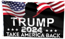 Load image into Gallery viewer, Take America Back Trump 2024 Shadow Flag