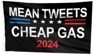 Mean Tweets Cheap Gas Flag