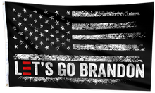 Load image into Gallery viewer, Let&#39;s Go Brandon Black and White USA Flag