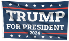 Load image into Gallery viewer, Trump For President 2024 Flag