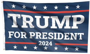 Trump For President 2024 Flag