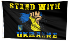 Load image into Gallery viewer, Stand With Ukraine Flag