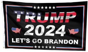 Trump 2024 Let's Go Brandon Flag