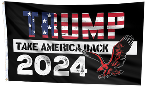 TRUMP USA Take America Back 2024 Flag