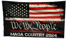 Load image into Gallery viewer, We The People - MAGA Country 2024 Flag