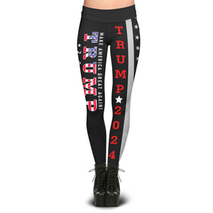 Pre-Release Limited Edition Make America Great Again Trump 2024 - Sublimation Leggings