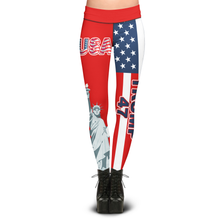 Load image into Gallery viewer, Pre-Release Limited Edition Trump 47 USA Flag - Sublimation Leggings